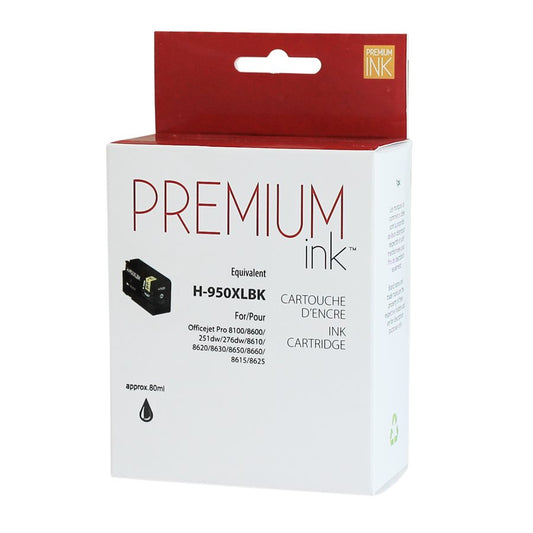 Premium Ink Replacement for HP 950XL Black CN045AN