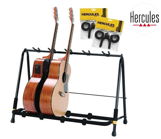Hercules GS525BP-HA205 5 Piece Guitar Display Rack + 2x Extension Yoke For Rack Pack