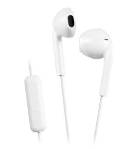 JVC In-Ear Headphones with mic. White HA-F17M-W