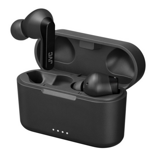 JVC Riptidz True Wireless In-Ear Headphones - Black - HA-A9T-B