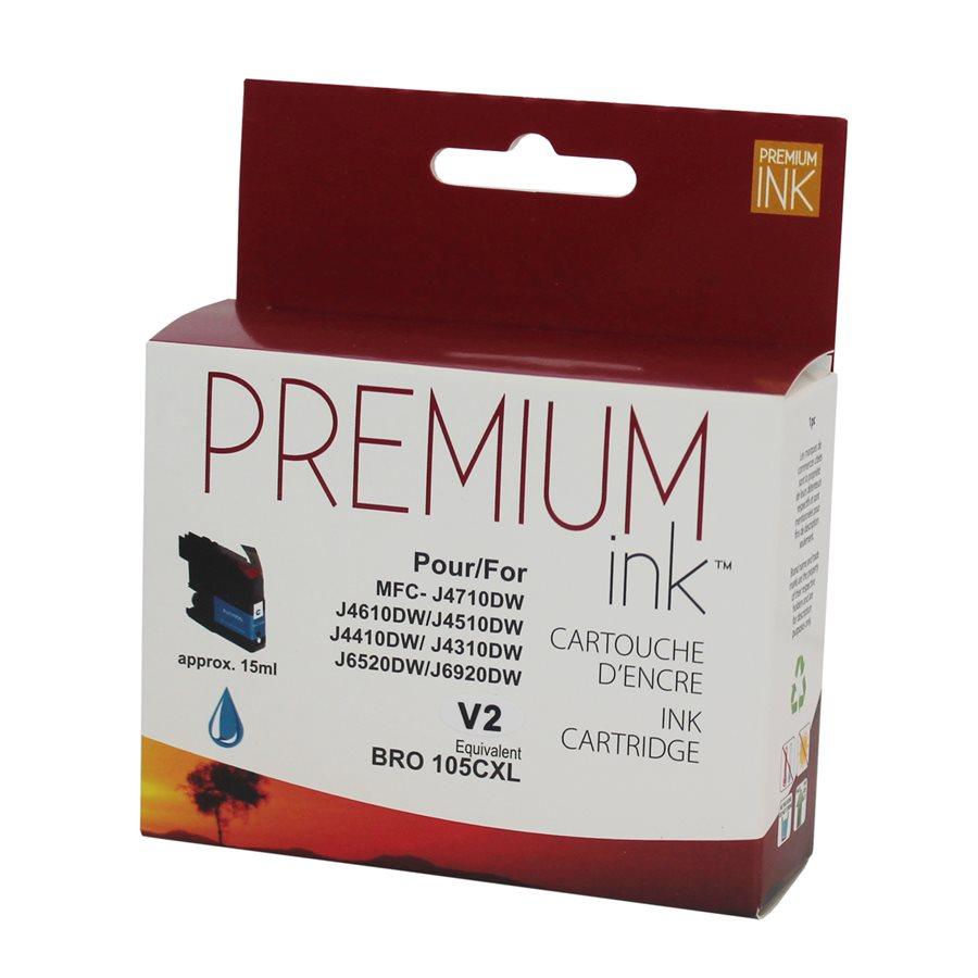 Brother LC105CS Cyan Compatible Premium Ink 1.2K - Perth PC