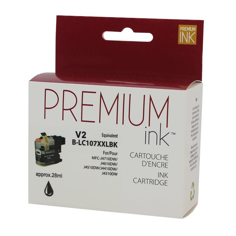 Brother LC107BK Black Compatible Premium Ink - Perth PC