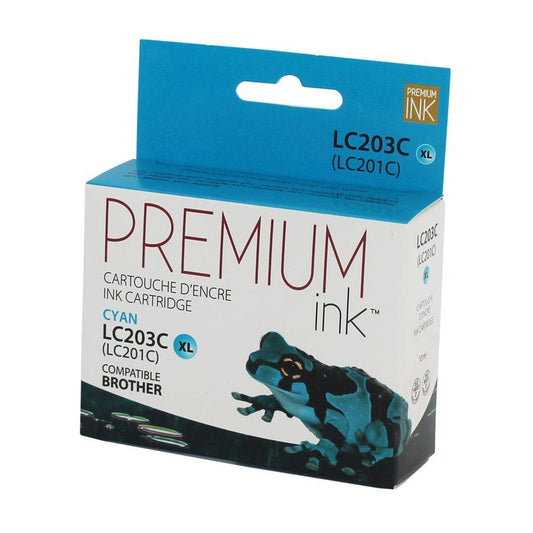 Brother LC203CS Cyan Compatible Premium Ink - Perth PC