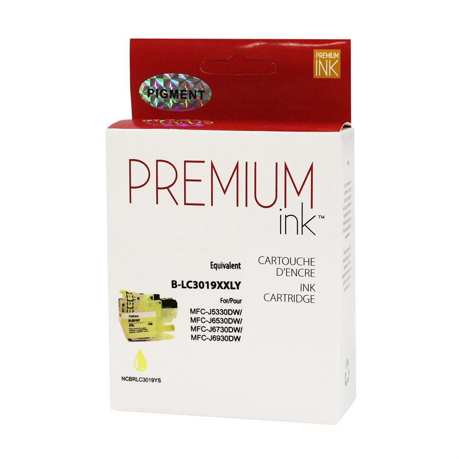 Brother LC3019XXL Pigment Yellow Compatible Premium Ink - Perth PC