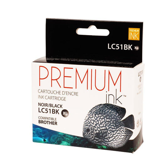 Brother LC51 XL Compatible Black Premium Ink - Perth PC