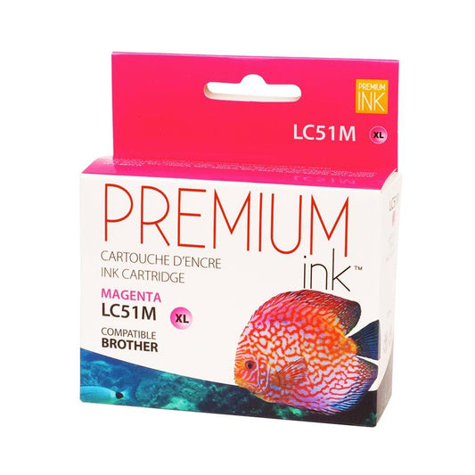 Brother LC51 XL Compatible Magenta Premium Ink - Perth PC