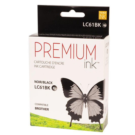 Brother LC61XL Compatible Pigment Black Premium Ink - Perth PC