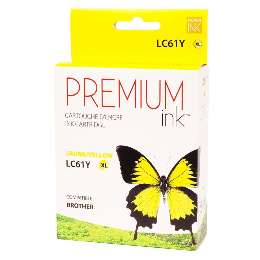 Brother LC61XL Compatible Yellow Premium Ink - Perth PC