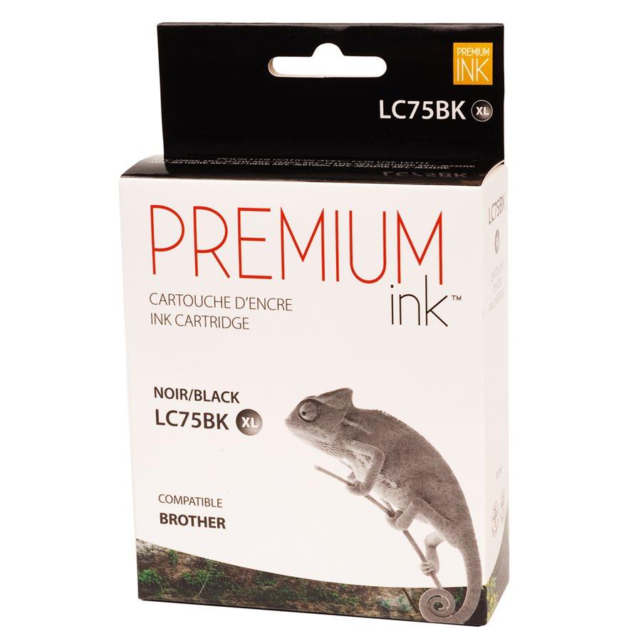Brother LC75XL Compatible Black Premium Ink - Perth PC