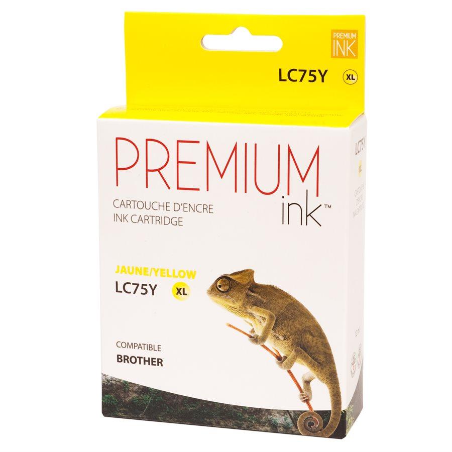 Brother LC75XL Compatible Yellow Premium Ink - Perth PC