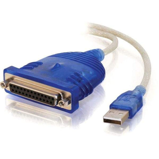 C2G 6ft USB to DB25 Parallel Printer Adapter Cable - parallel adapter - Perth PC
