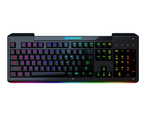 COUGAR Keyboard Aurora S Gaming KB with carbon fiber multi-color LED backlight Retail - Perth PC