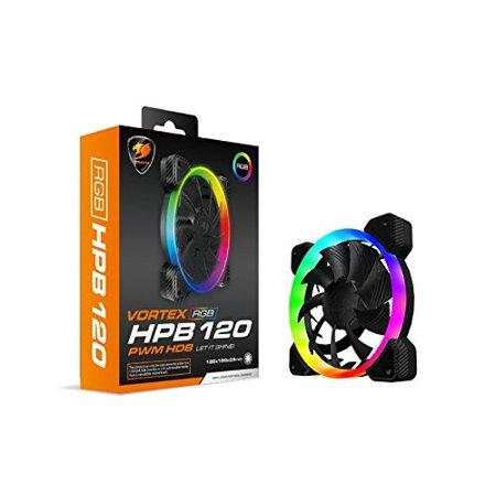 Cougar VORTEX HPB 120 Hydraulic Vortex RGB HPB 120mm Cooling Fan with 5V RGB Connection to Compatible Motherboards - Perth PC