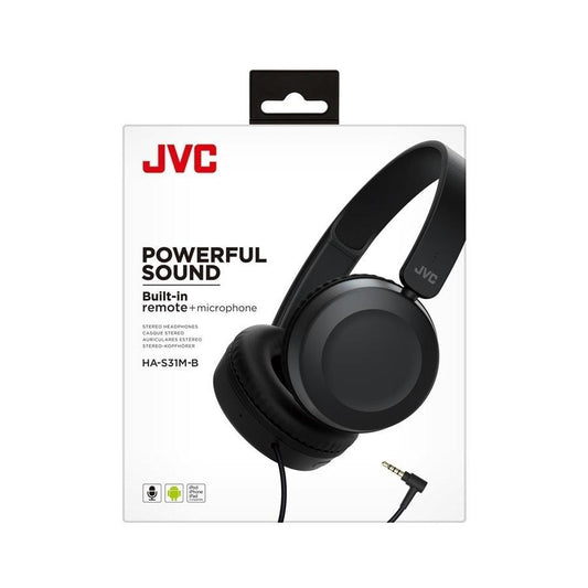 JVC HA-S31M Stereo Headphones w/Remote and Microphone