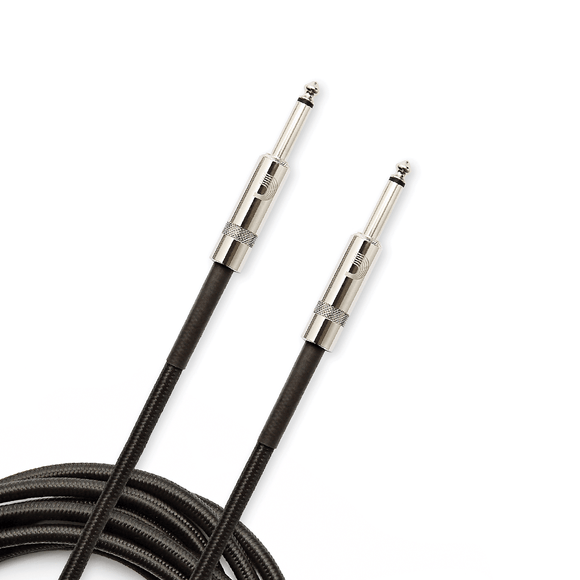D'Addario Braided Instrument Cable Black, 10ft. PW-BG-10BK