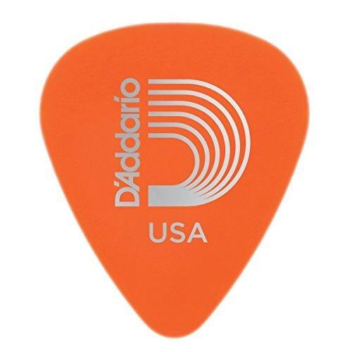 D'addario Duralin Guitar Picks - Light - 0.60mm - Orange - 10 Pack - Perth PC