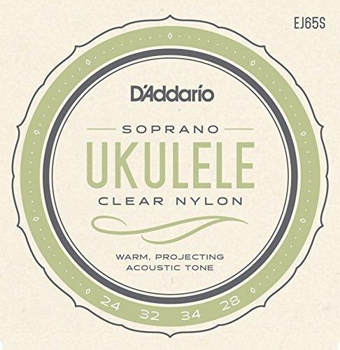 D'Addario EJ65S Pro-Arté Custom Extruded Nylon Ukulele Strings, Soprano - Perth PC