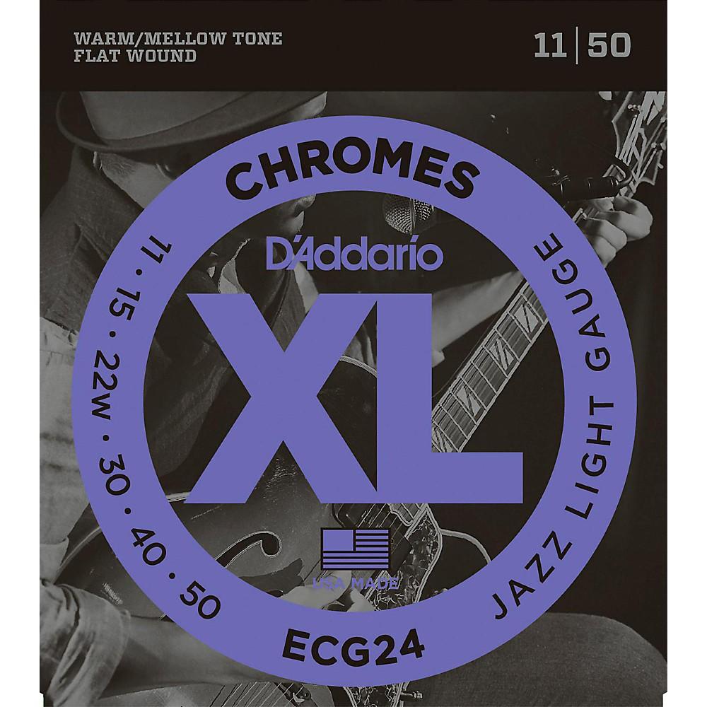 D'Addario Guitar Strings Set, Chromes, Jazz Light - Perth PC