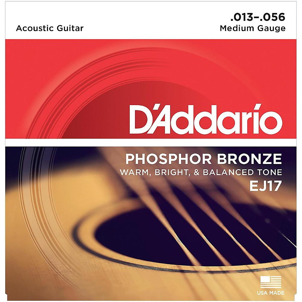 D'addario - Medium Acoustic Guitar Strings - Perth PC