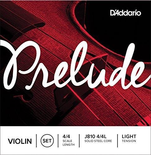 D'Addario Prelude Violin String Set, 4/4 Scale, Light Tension - Perth PC