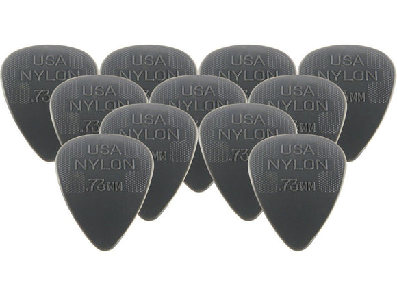 Dunlop 44P73 .73mm Nylon Standard Guitar Picks, 12-Pack - Perth PC