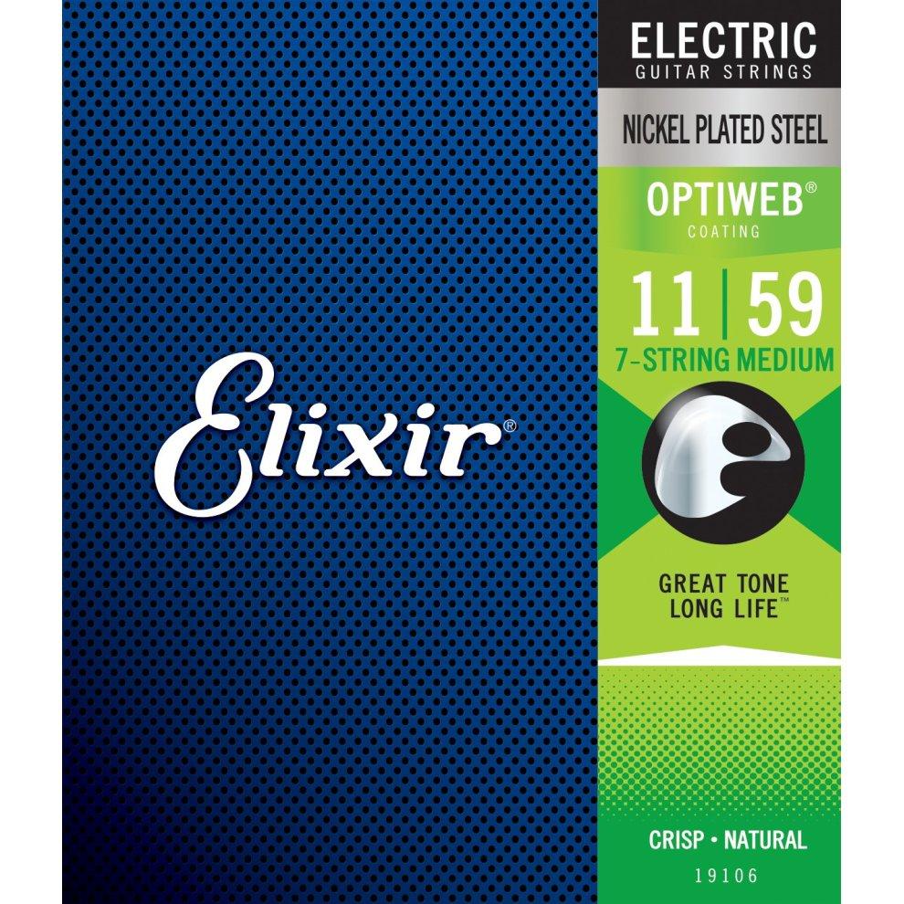 Elixir Electric Guitar Strings - 7 String Medium - Perth PC