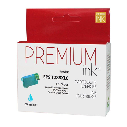 Epson (T288XL220) Compatible Cyan Premium Ink - Perth PC
