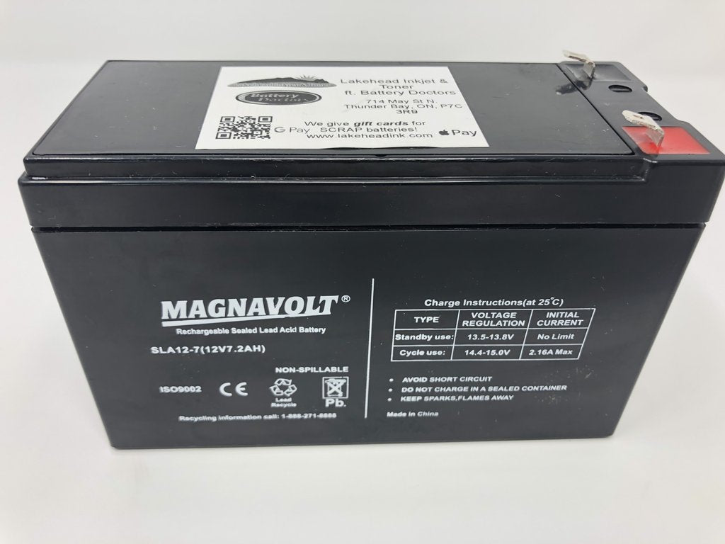Magnacharge SLA12-7 12V 7AH Sealed UPS Battery