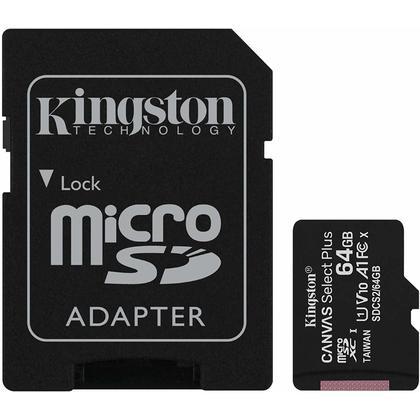 Kingston microSDHC Canvas Select Plus - 64GB - Perth PC