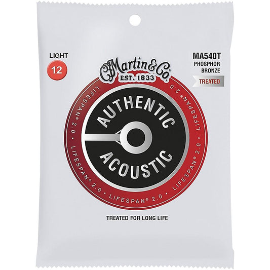 Martin Strings Ma540t Authentic Acoustic Lifespan Phosphor Bronze Guitar Strings - Perth PC