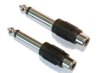 Link AA 1/6 RCA Female to 1/4 in Male