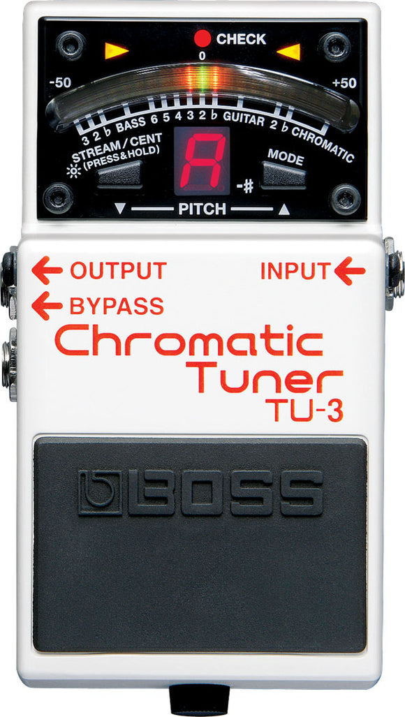 Boss TU-3 Compact Pedal Guitar/Bass Tuner