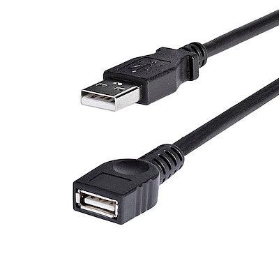 6 ft Black USB 2.0 Extension Cable A to A - M/F
